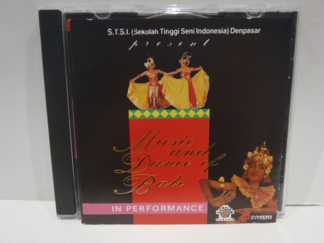 インドネシア バリ CD　MUSIC AND DANCE OF BALI　舞踏音楽　S.T.S.I. Denpasar_画像1