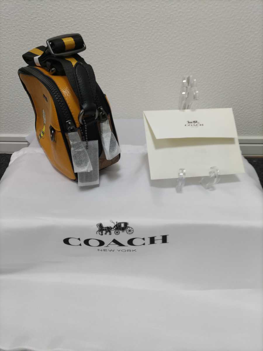 COACH コーチ ショルダーバッグ　チャーリーブラウン　スヌーピーコラボ