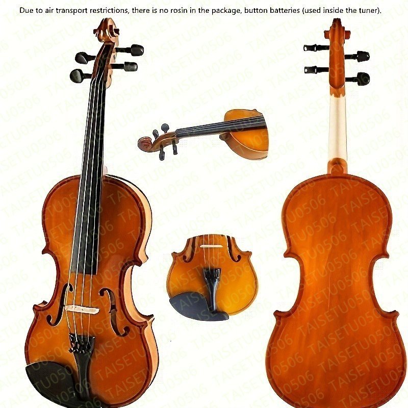 大人用バイオリン、プレミアムバイオリン、初心者向け、演奏準備完了、4_画像6