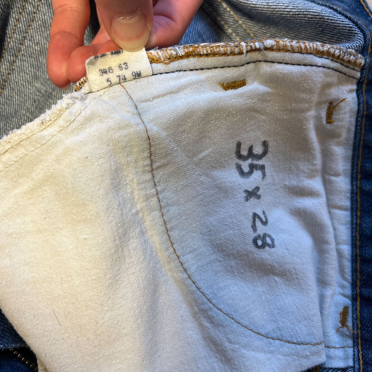 70’s Levi’s 348-63 ベルボトム デニムパンツ