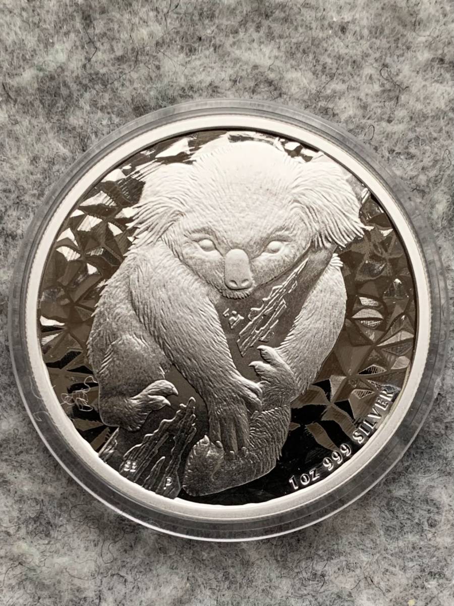 オーストラリア　コアラ銀貨　2007年　1ドル銀貨（1オンス）/コインカプセル付_画像3