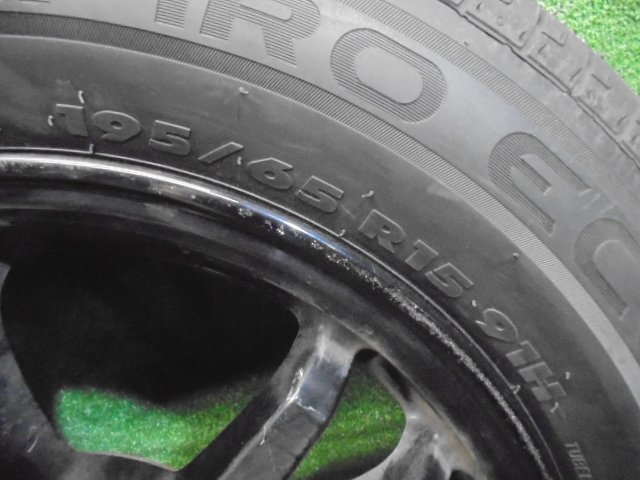 5FB619 AB4)) 送料無料 新品 未使用品 195/65R15 CHAMPIRO ECOTEC GT RADIAL 夏タイヤ+トヨタ純正 15インチホイール4本セット 30プリウスの画像4