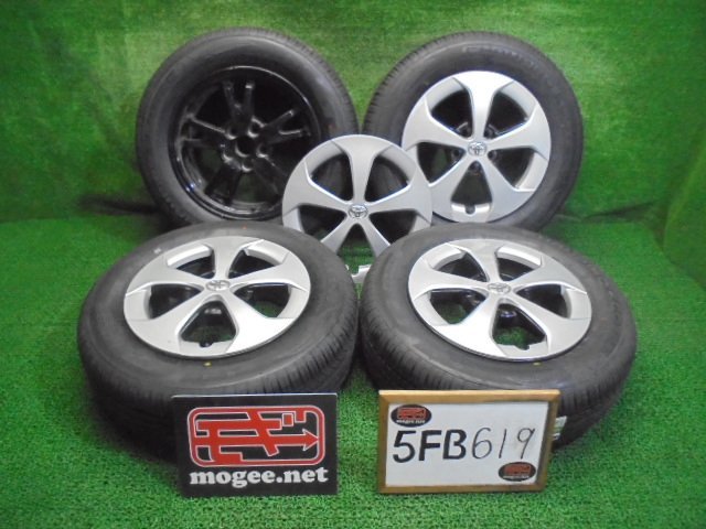 5FB619 AB4)) 送料無料 新品 未使用品 195/65R15 CHAMPIRO ECOTEC GT RADIAL 夏タイヤ+トヨタ純正 15インチホイール4本セット 30プリウス_画像1