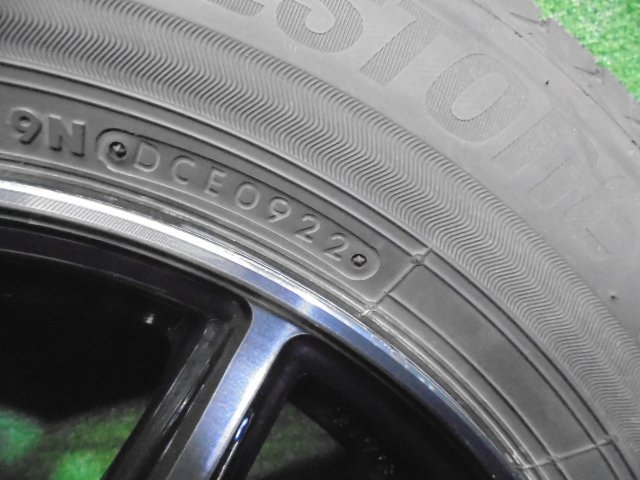 5FB412 AB5)) 送料無料 2022年製 195/65R15 ブリヂストン ECOPIa NH200 夏タイヤ+15インチアルミホイール4本セット_画像5