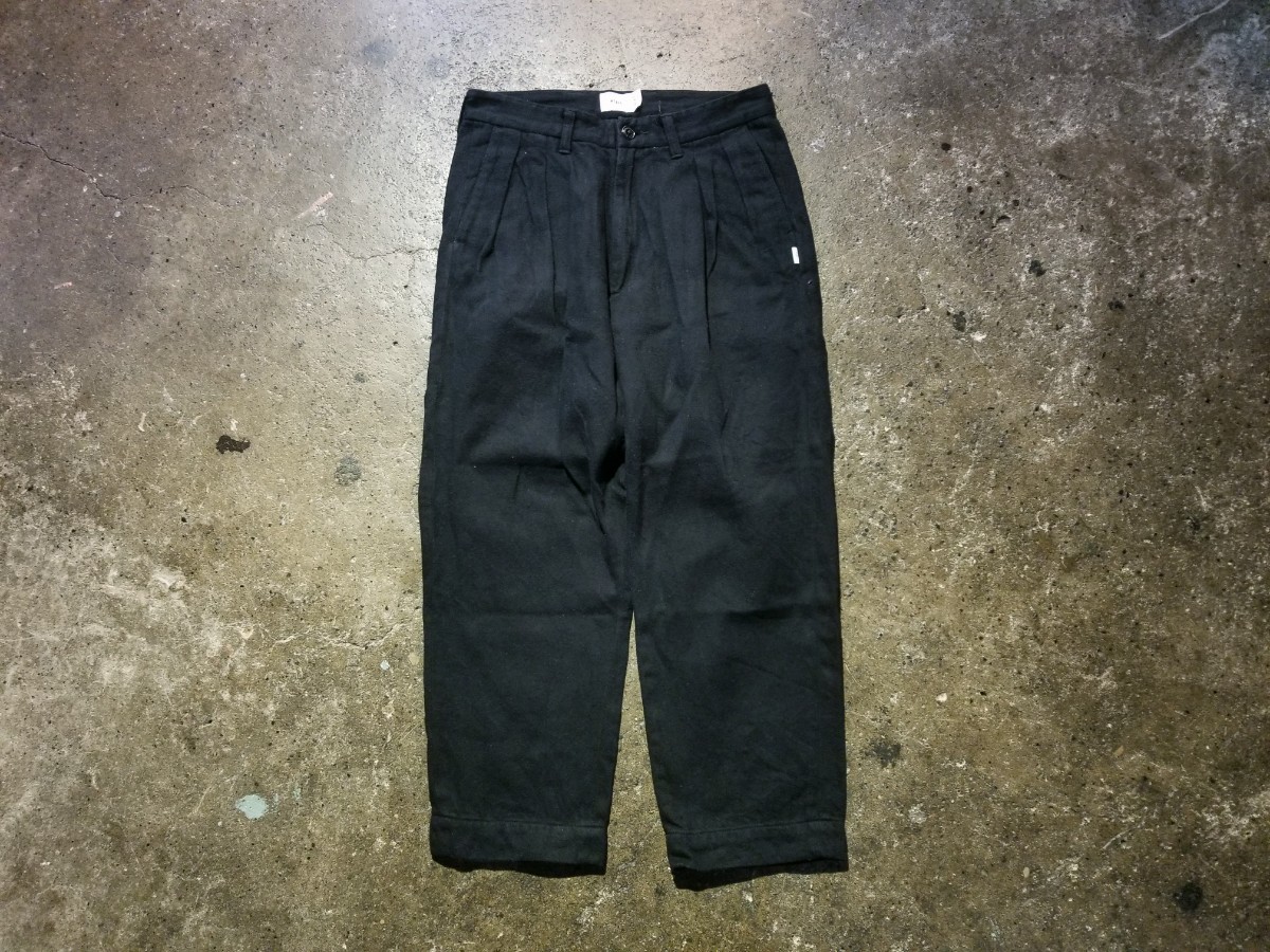 WTAPS 21AW TUCK 01 TROUSERS/COTTON.FLANNEL ダブルタップス タックパンツ フランネル 212TQDT-PTM01