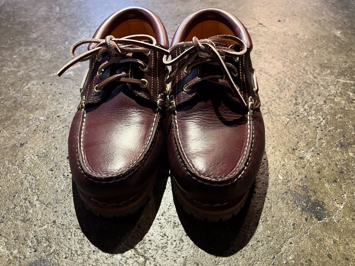 Timberland moccasin shoes 3-eye lug ティンバーランド モカシンシューズ スリーアイ ラグ 26㎝ _画像3