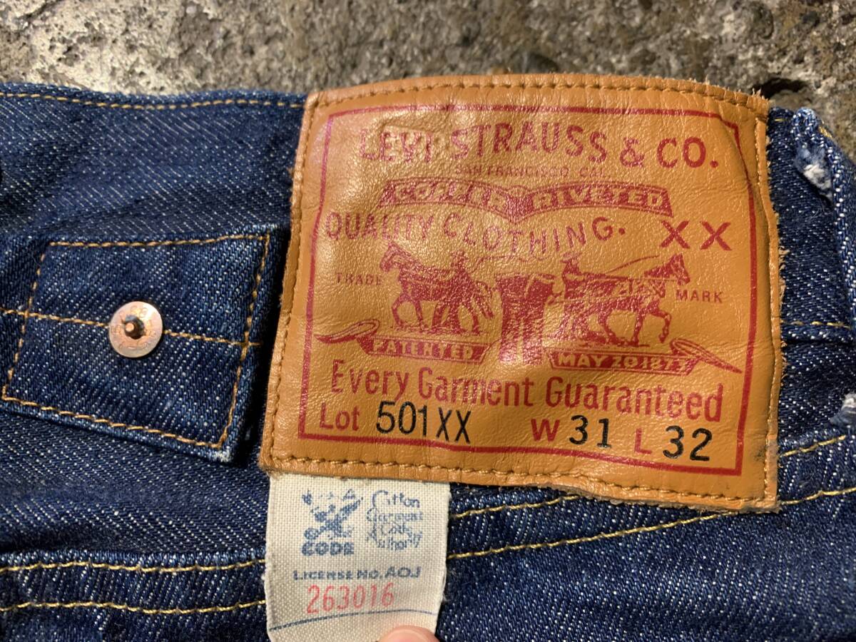 LEVI'S VINTAGE CLOTHING 501XX 1933年モデル セルビッジコーンデニム リジッド 赤耳 33501 W31 L32 リーバイス ヴィンテージクロージング_画像3