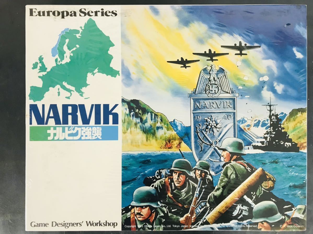 未開封 ナルビク強襲 ボードゲーム シミュレーションゲーム NARVIK Europa series GDW GP-816 現上品 B39A_画像1