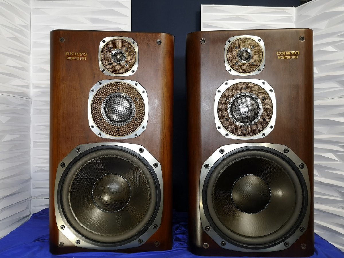 * postage half-price!!!*ONKYO MONITOR 2001 speaker pair Onkyo * restore service completed * under taking welcome /monitor 2000x m0s4503
