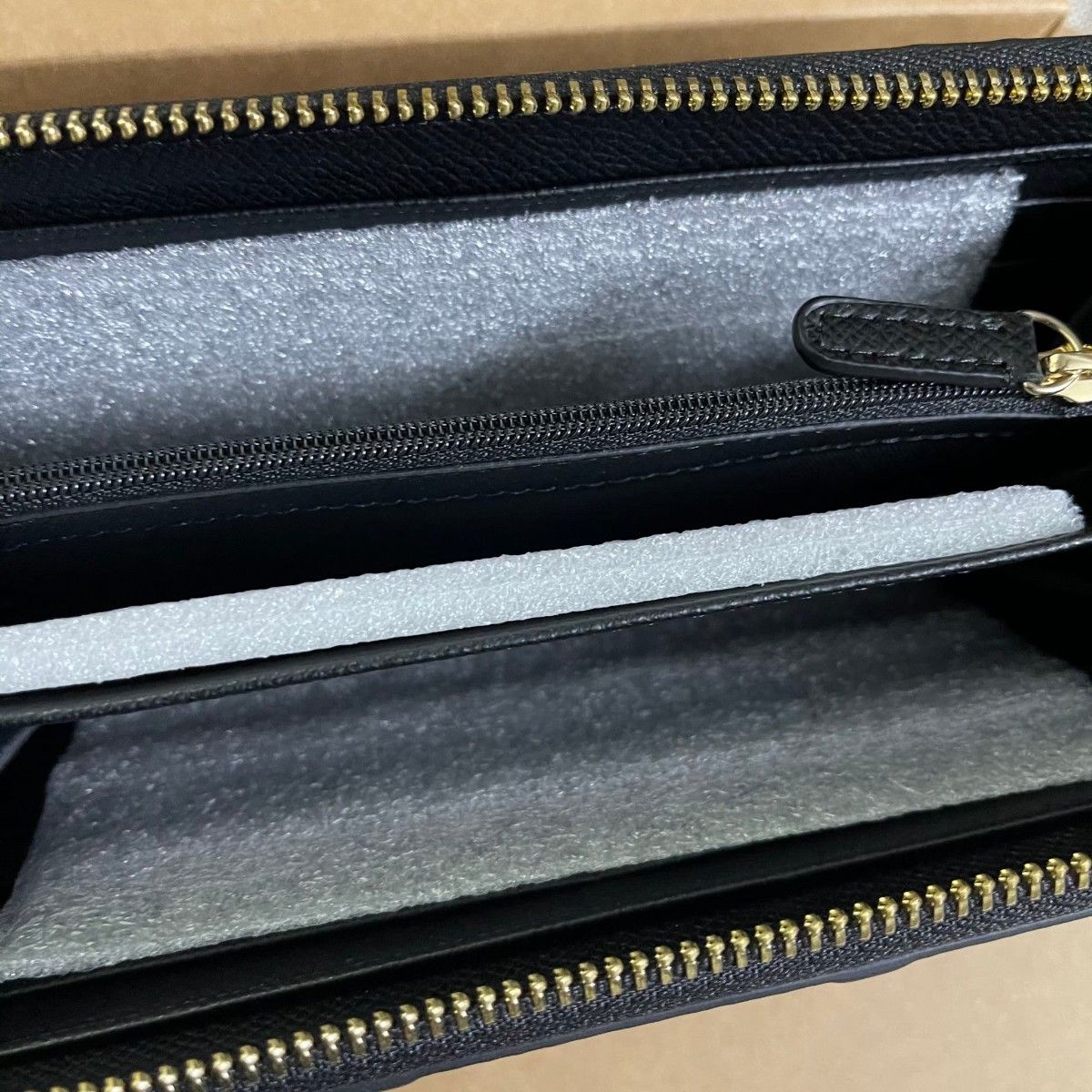 新品/未使用 COACH コーチ長財布ブラック黒シグネチャーロング 新品/未使用 COACH コーチ長財布ブラック黒シグネチャーロング