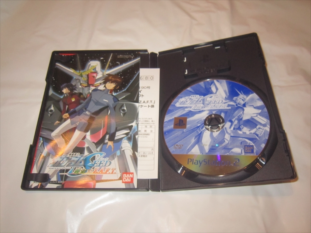 中古 PS2　機動戦士ガンダムシード 連合 vs Z.A.F.T　 動作保証 　説明書　ケースあり　プレステ2_画像2