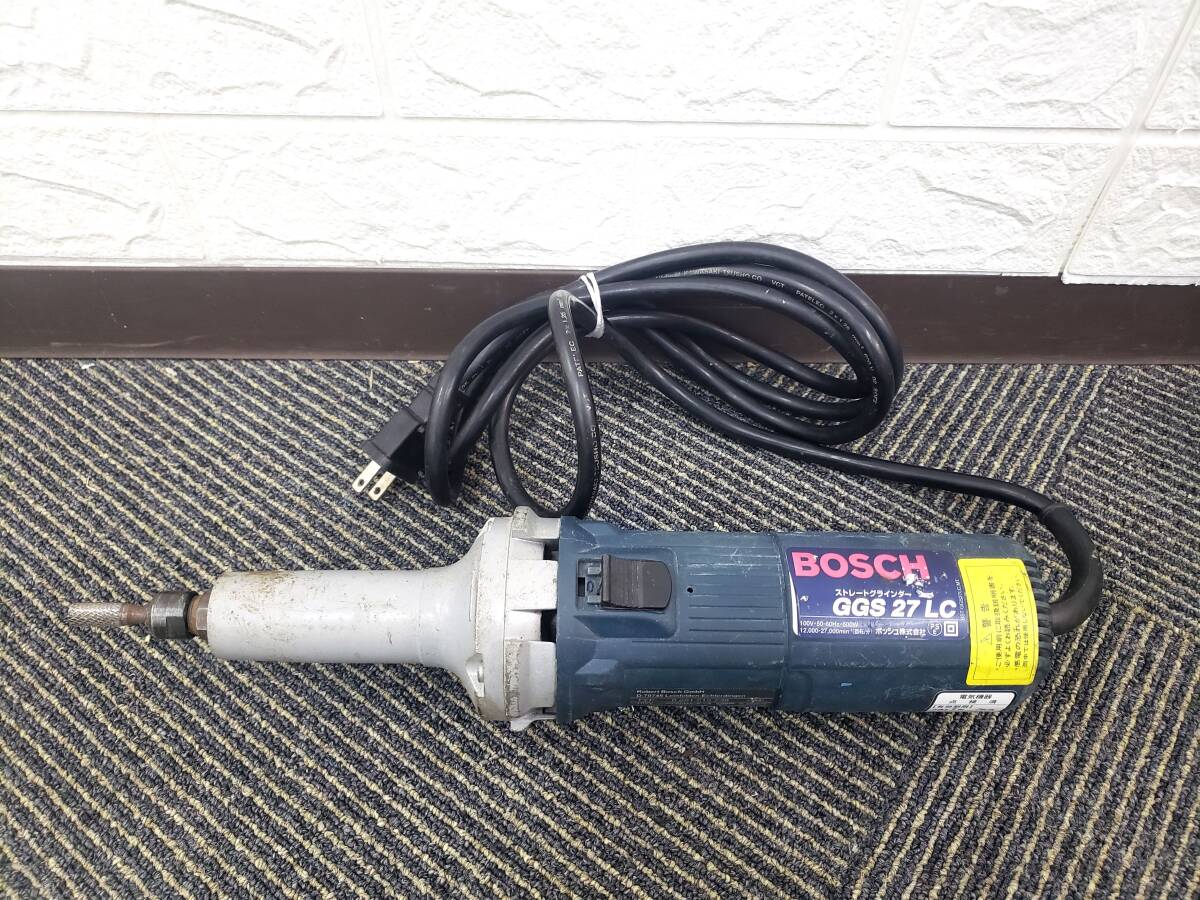 BOSCH ボッシュ ストレートグラインダー GGS27LC ハンドグラインダ 棒グラインダー（中古品）_画像1