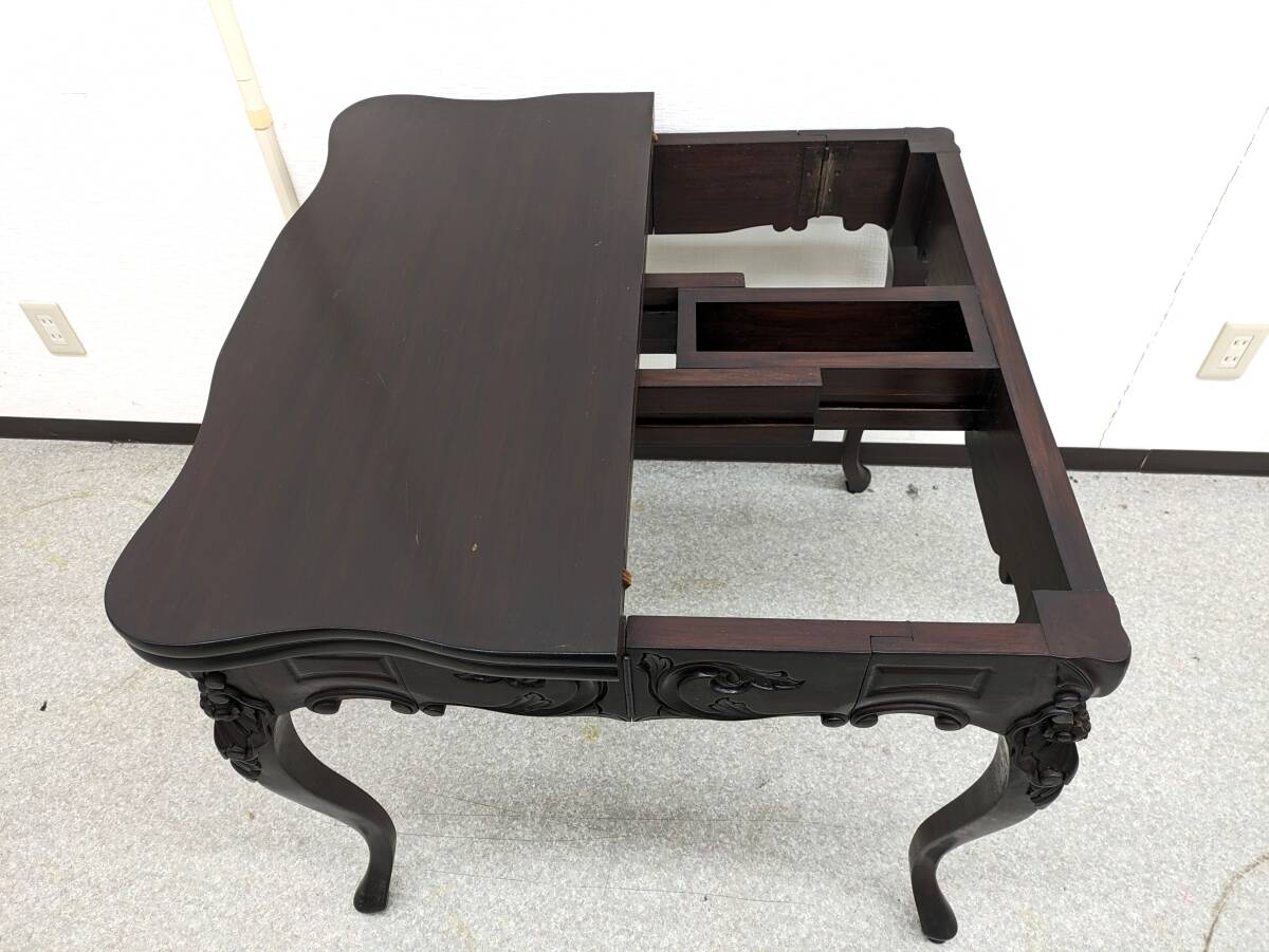  Англия античный мебель обеденный стол бабочка стол из дерева Британия 