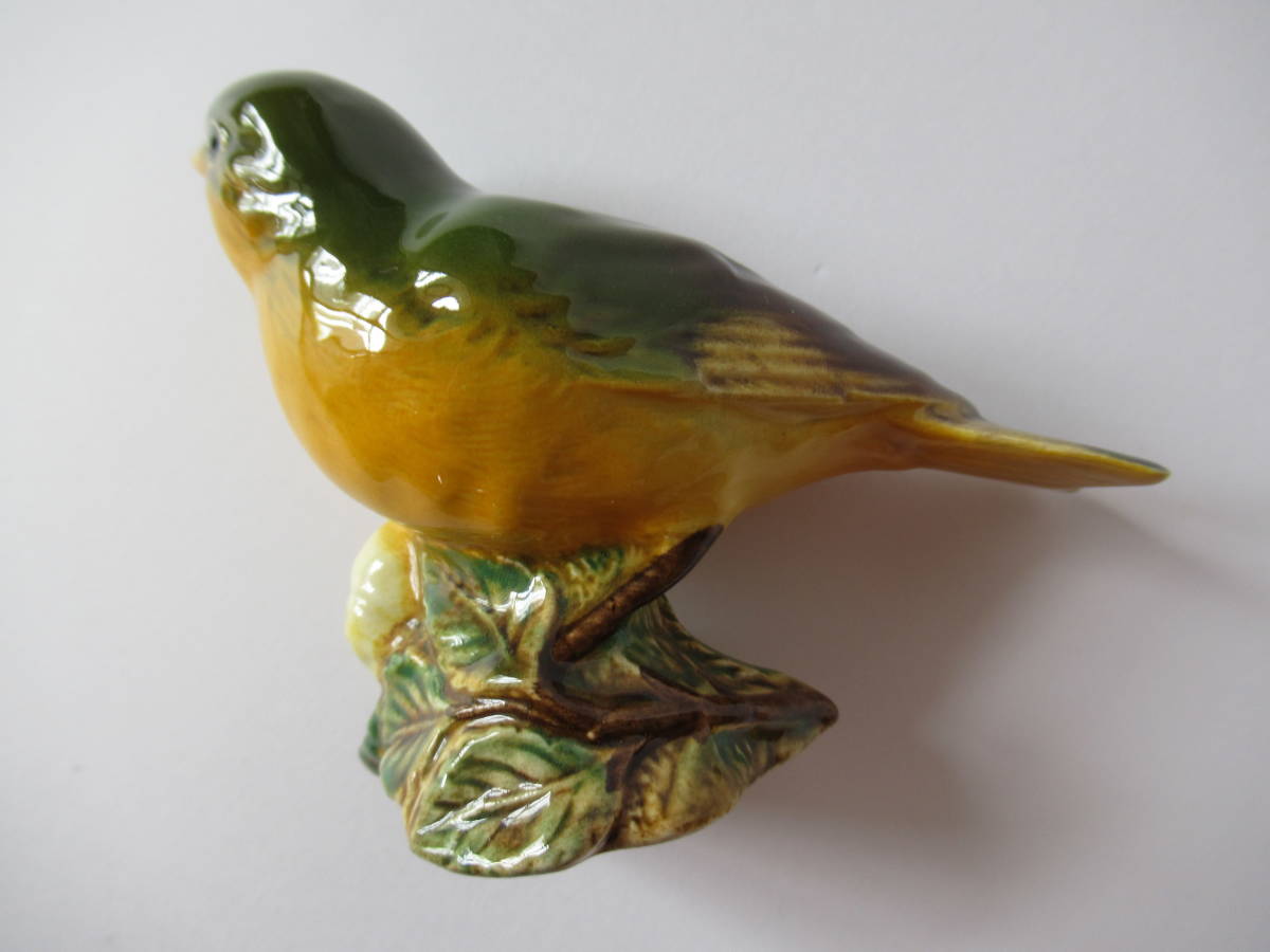 英国製　Beswick　陶器　アオカワラヒ　小鳥の置物　オブジェ　_画像4