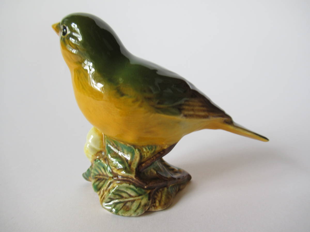 英国製　Beswick　陶器　アオカワラヒ　小鳥の置物　オブジェ　_画像2