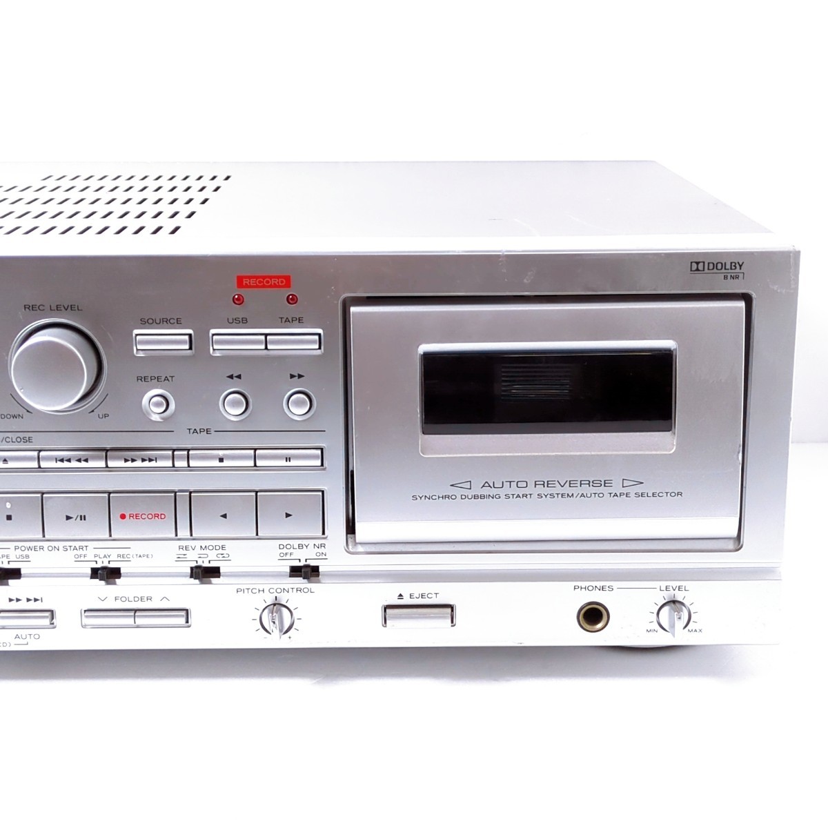 TEAC AD-RW900 CDカセットレコーダー　ティアック S シルバー カセットデッキ CD_画像4