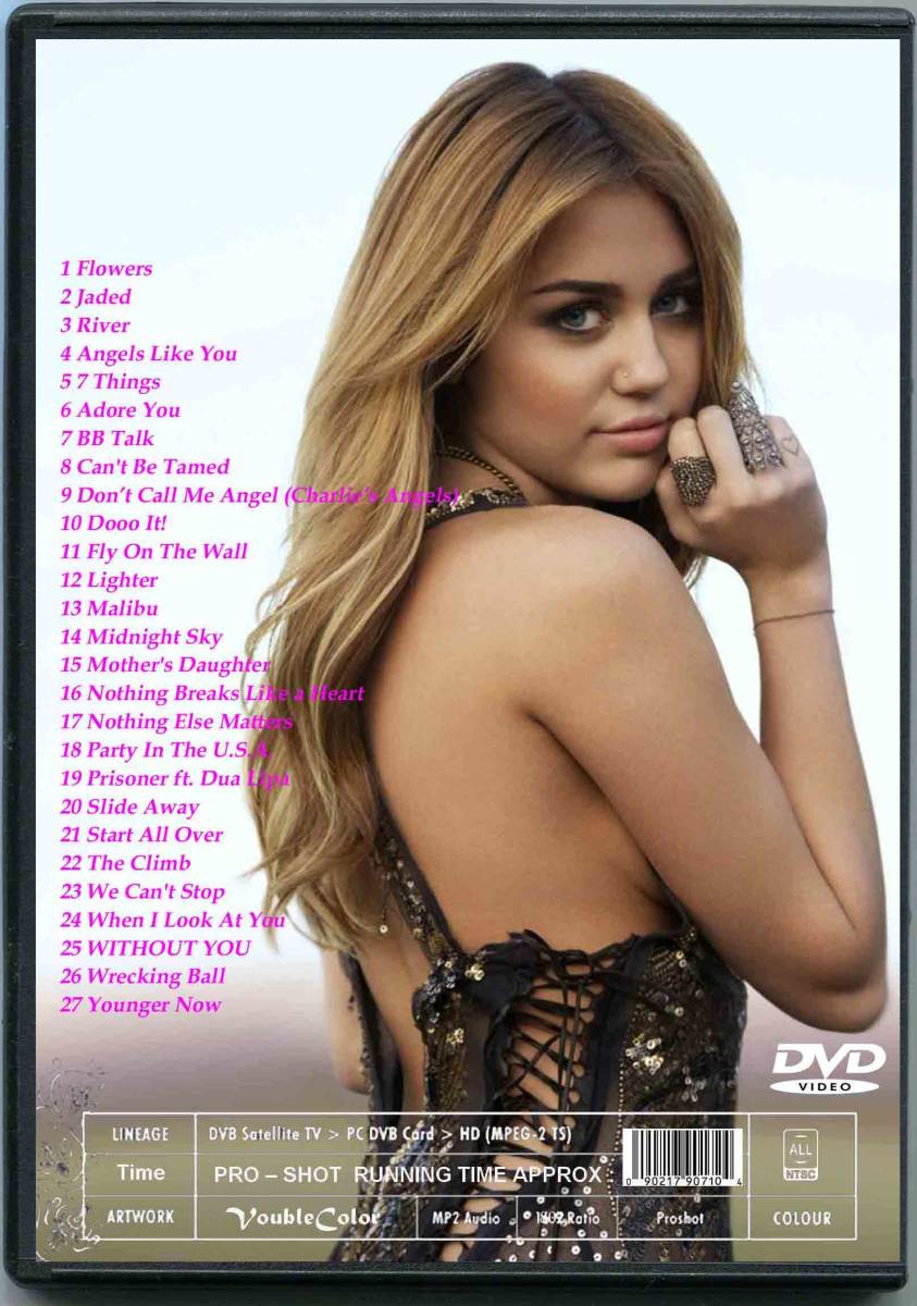 マイリー・サイラス 2023 高画質プロモ Miley Cyrus DVD_画像2