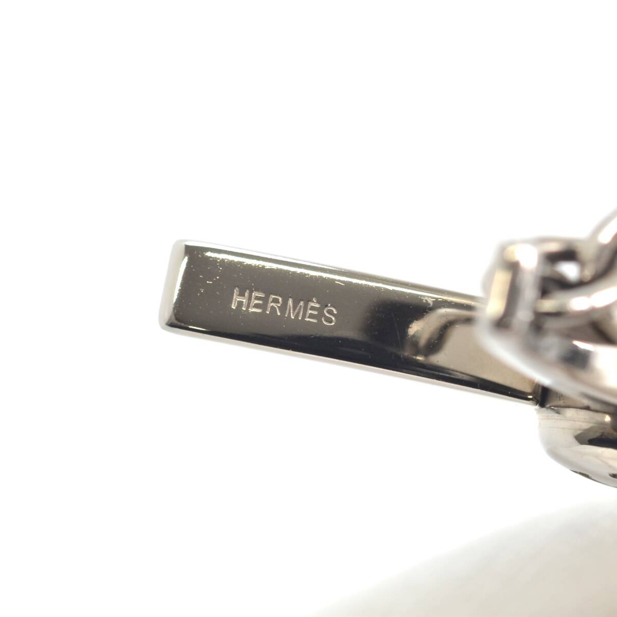 Y 1円スタート HERMES エルメス グローブホルダー シルバー 手袋ホルダー チャーム_画像5