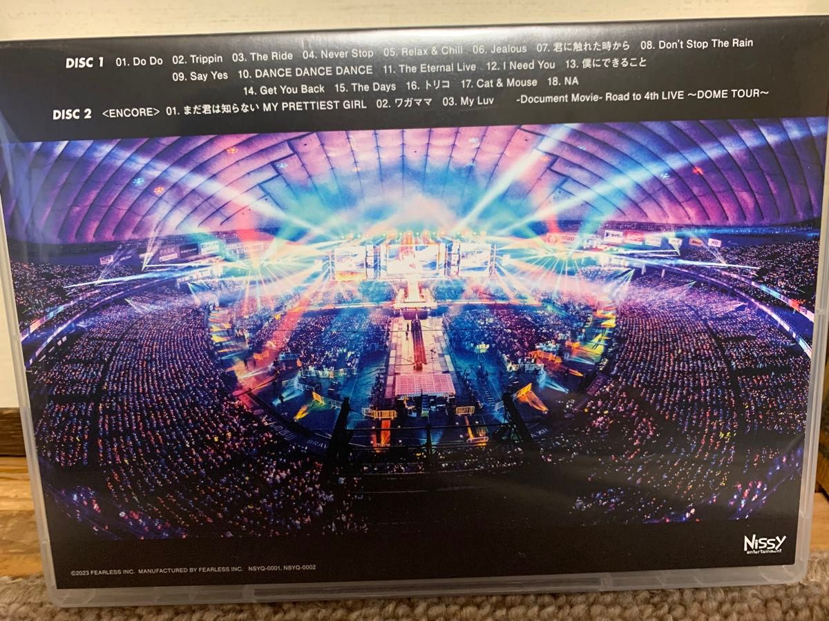 nissy グッズ Nissy Entertainment 4th LIVE -DOME TOUR- DVD nissy グッズ Nissy Entertainment 4th LIVE -DOME TOUR- DVD