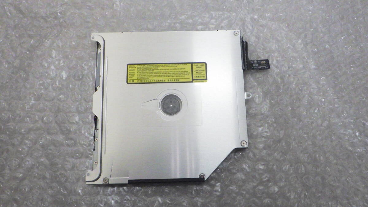 新入荷 Panasonic DVDスーパーマルチドライブ UJ8A8 ケーブル821-1247-A付 SATA スロットイン型 MacBook 13” A1278など用 中古動作品 の画像1