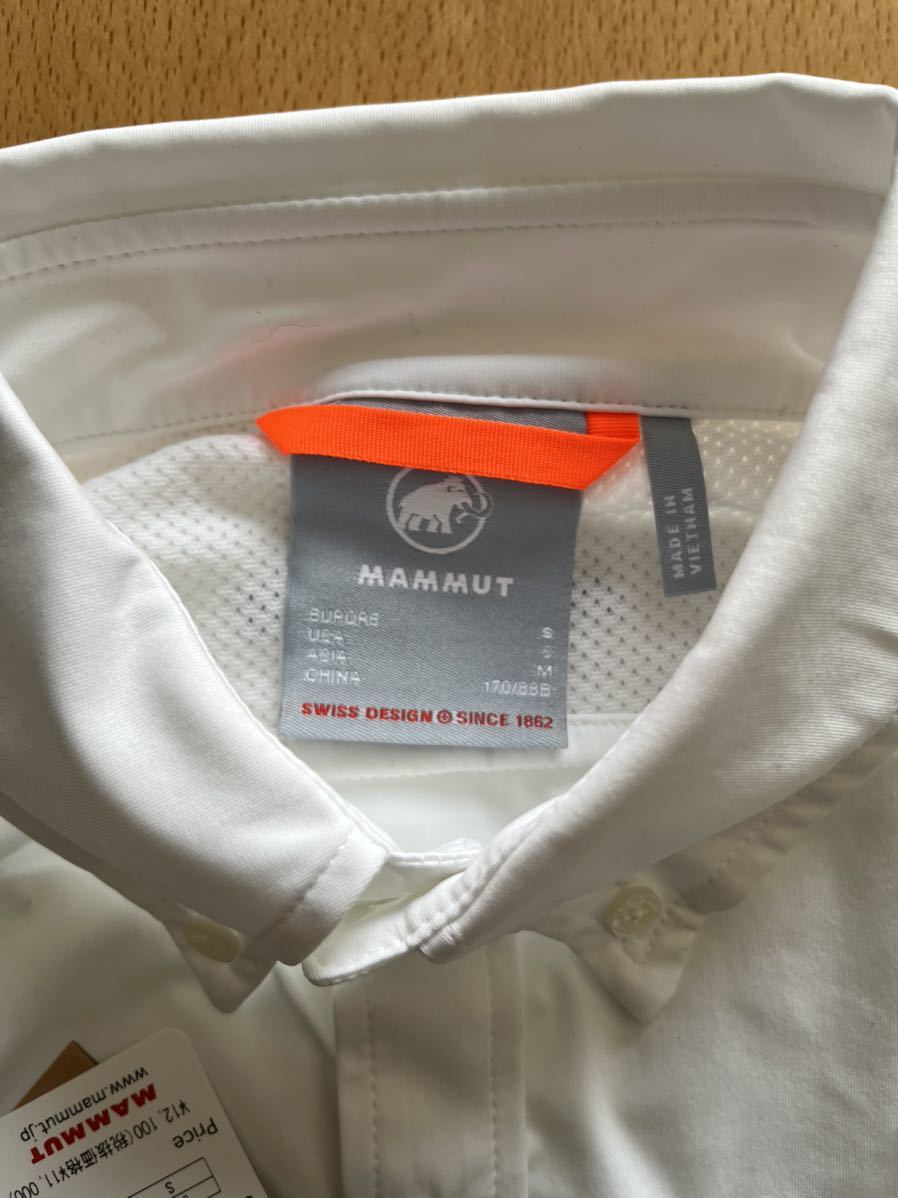MAMMUT Boulder Shirt AF MEN 半袖 未使用 マムート ワイシャツ_画像2
