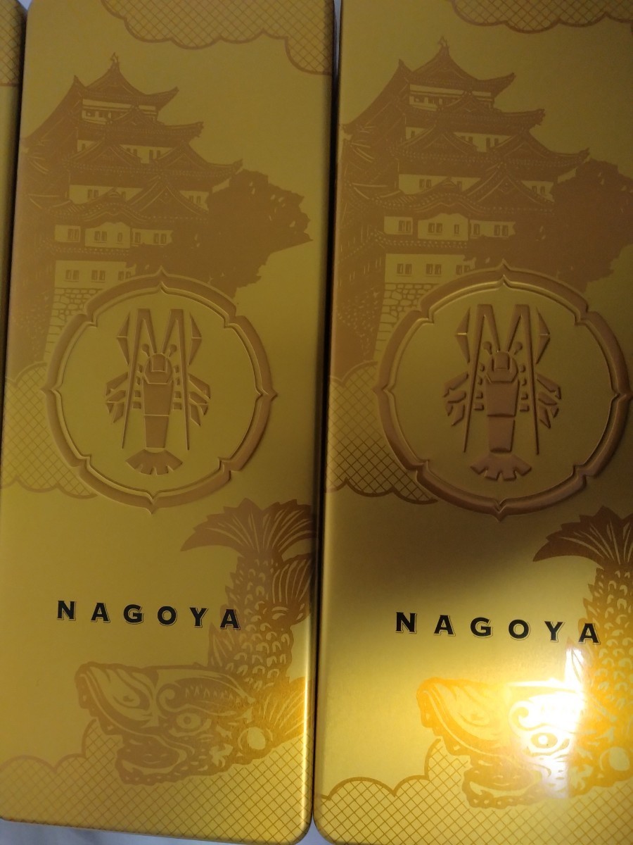 C) склон угол общий главный офис ... желтый золотой жестяная банка 10 листов ввод ×2.. рисовые крекеры Nagoya ограничение нераспечатанный очень популярный товар . сделка цена 