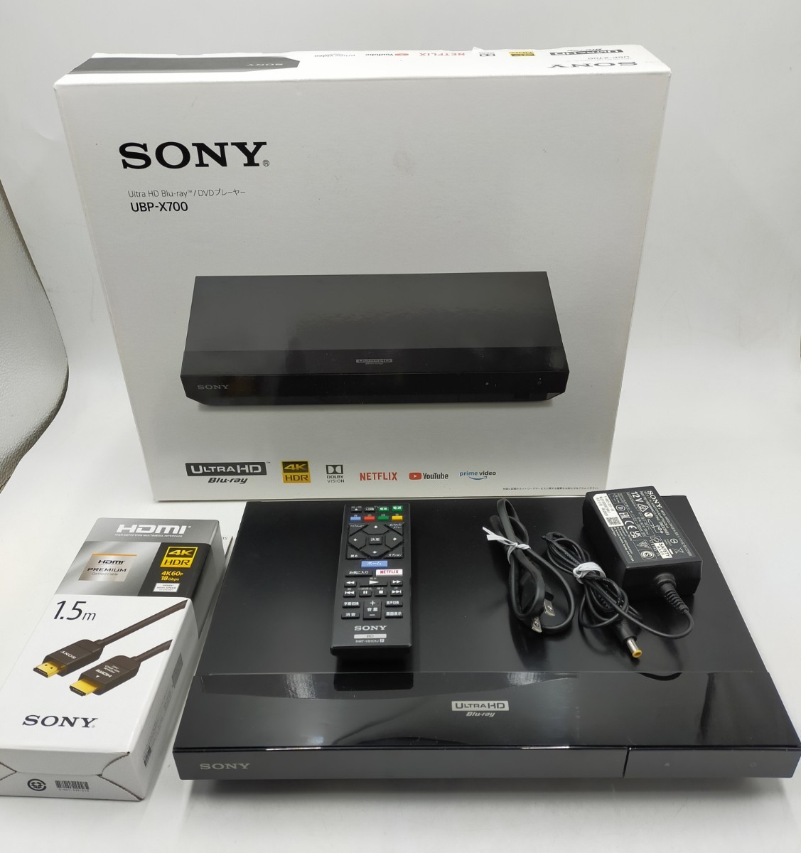 ●SONY UBP-X700 UltraHD Blu-ray/DVDプレーヤー ブラック ソニー_画像1