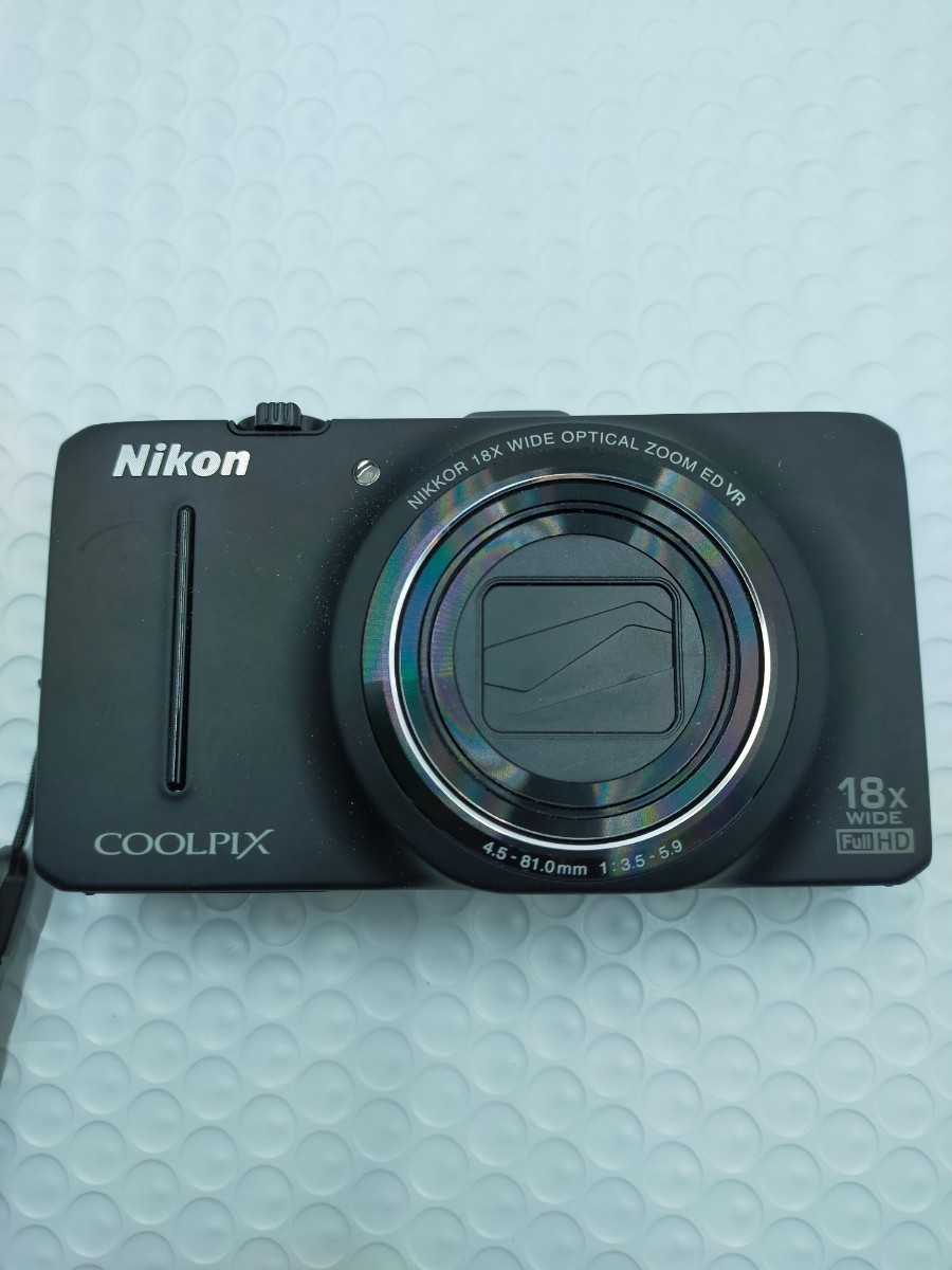 □Nikon COOLPIX S9300 ブラック コンパクトデジタルカメラ ニコン クールピクス コンデジ_画像2