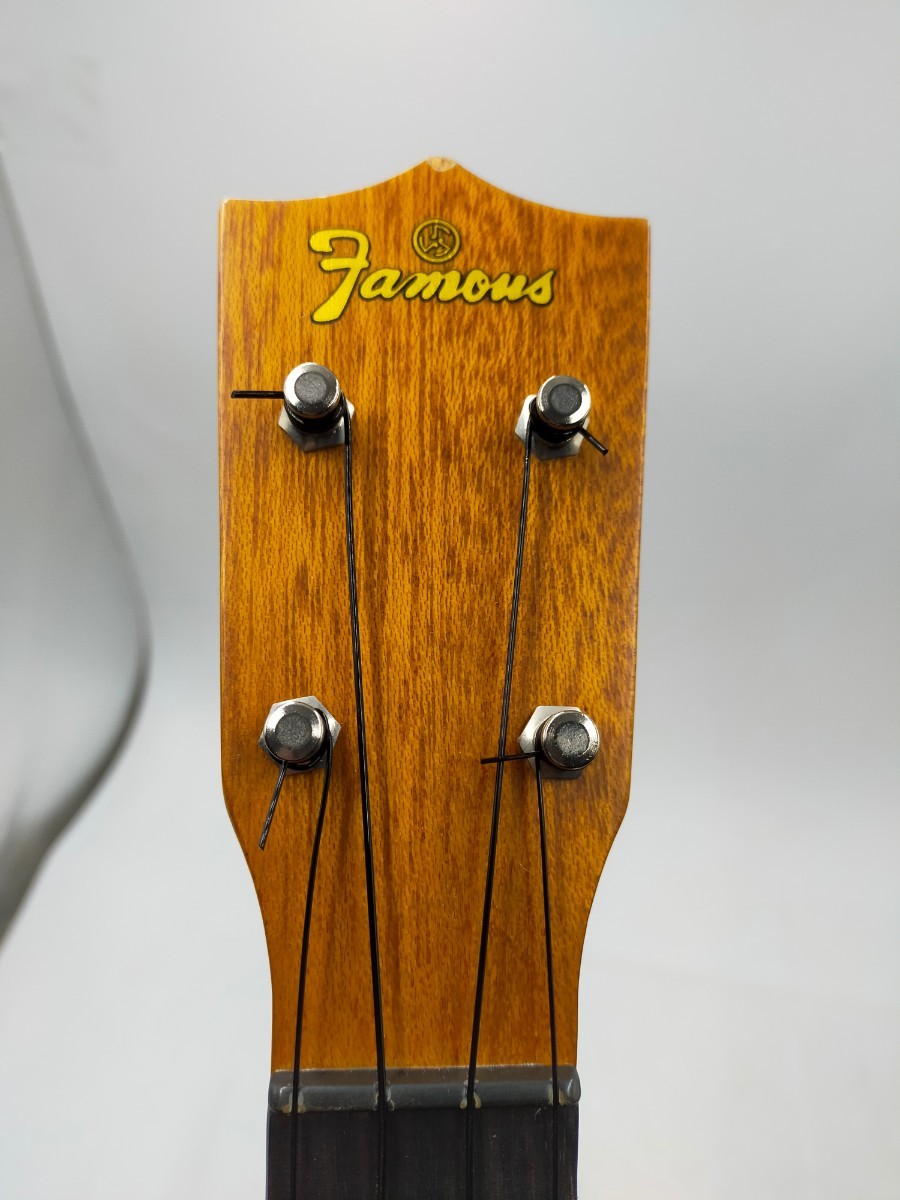 ●Famous UKULELE FS-1 フェイマス ソプラノウクレレ 弦楽器_画像8