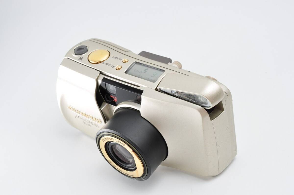 【美品】オリンパス OLYMPUS μ u [mju:] ZOOM 105 DELUXE コンパクトフィルムカメラ_画像3