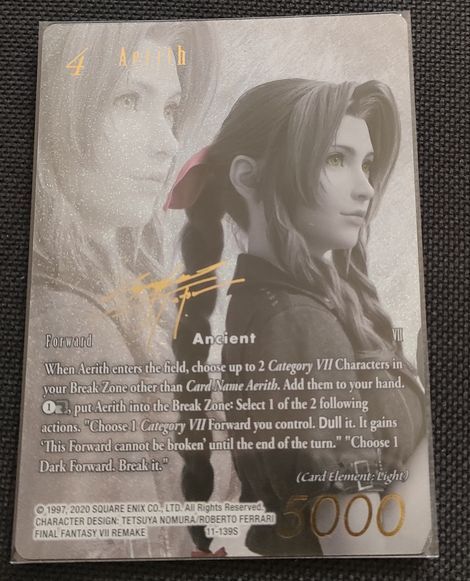 ファイナルファンタジー7 キラカード クラウド、ティファ ファイナルファンタジー7 キラカード クラウド、ティファ