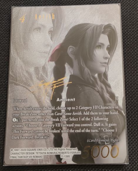 FFTCG Final Fantasy 7 FINAL FANTASY TRADING CARD GAME SPECIAL PR CARD COLLECTION Noir Full Art [11-139S]e Alice 