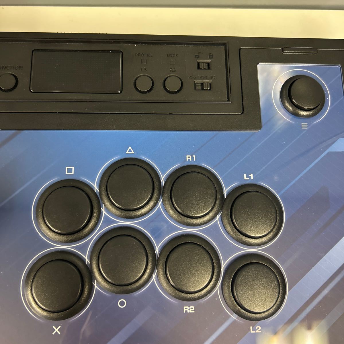 ◎【HORI/ホリ】SPF-013 FIGHTNG STICK ファイティングスティックα アーケードコントローラー アケコン PS5,PS4対応 箱付き 美品_画像3