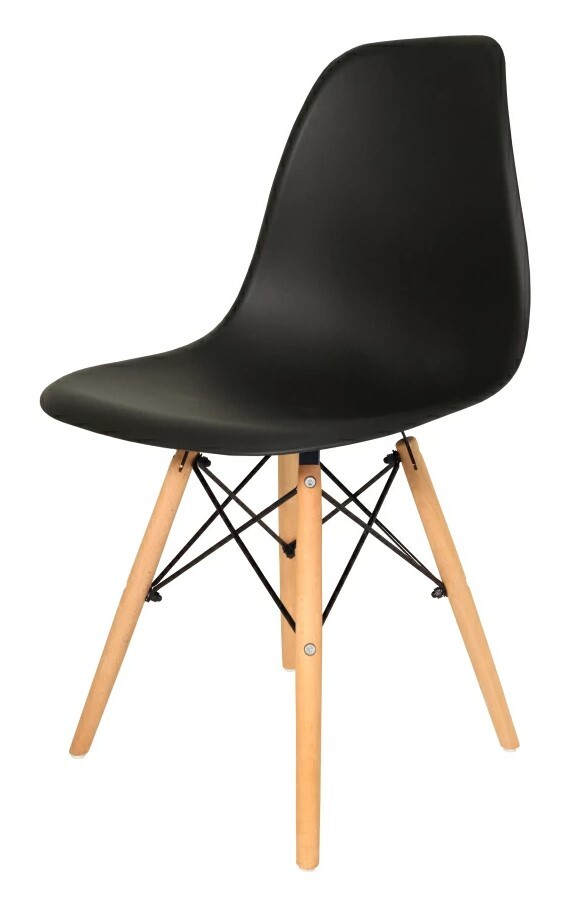  Ooshima shop design chair dining chair Cafe chair shell chair construction type BLACK black black interior 