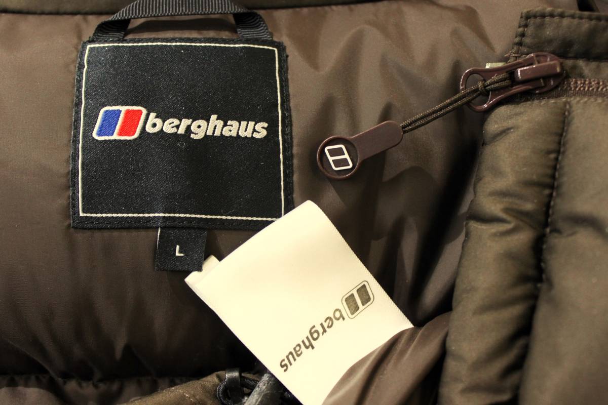 *berghaus bar g house *#33951 DOWN600 Akka down vest Brown men's :L