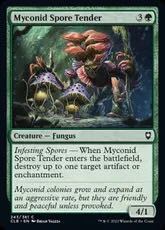 (243)《マイコニドの胞子撒き/Myconid Spore Tender》[CLB] 緑C [AG-MTG] 英語版　数枚在庫あり_画像1