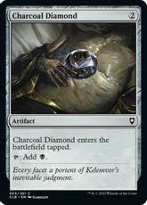 (305)《炭色のダイアモンド/Charcoal Diamond》[CLB] 茶C [AG-MTG] 英語版　数枚在庫あり_画像1