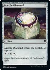 (320)《乳白色のダイアモンド/Marble Diamond》[CLB] 茶C [AG-MTG] 英語版_画像1