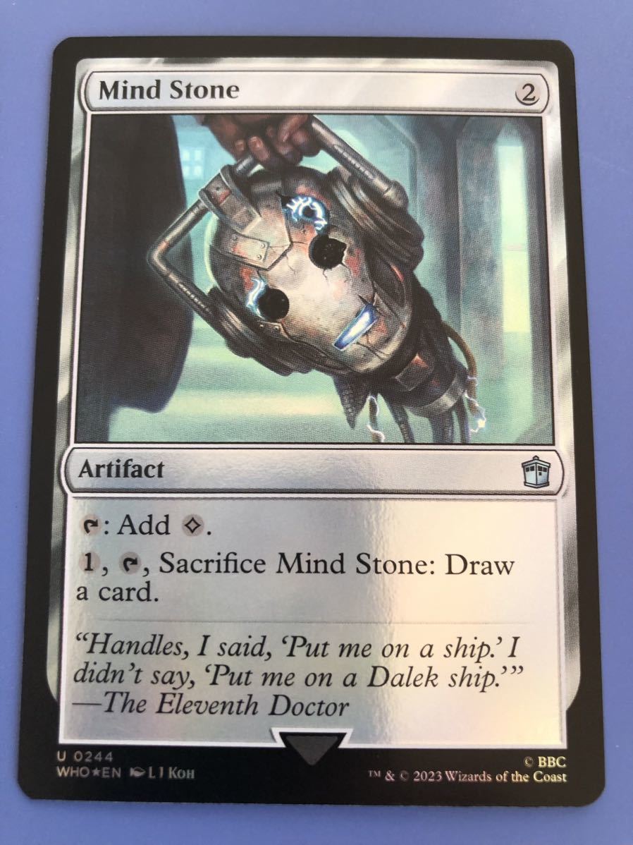 【AG-MTG】【Foil】(244)《精神石/Mind Stone》[WHO] 英語版　1枚　マジックザギャザリング_画像1