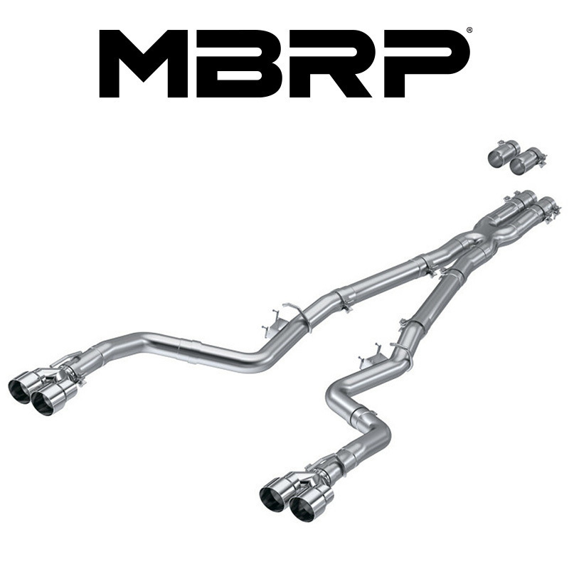 MBRP 2015-2024 ダッジ チャレンジャー SRT 6.4L V8 CAT-BACK レース エキゾースト 爆音_画像1