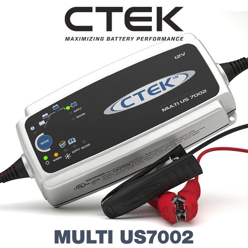 CTEK シーテック バッテリー チャージャー MUS7002 8ステップ ハイパワー7A 給電機能付 日本語簡易説明書付 新品_画像1