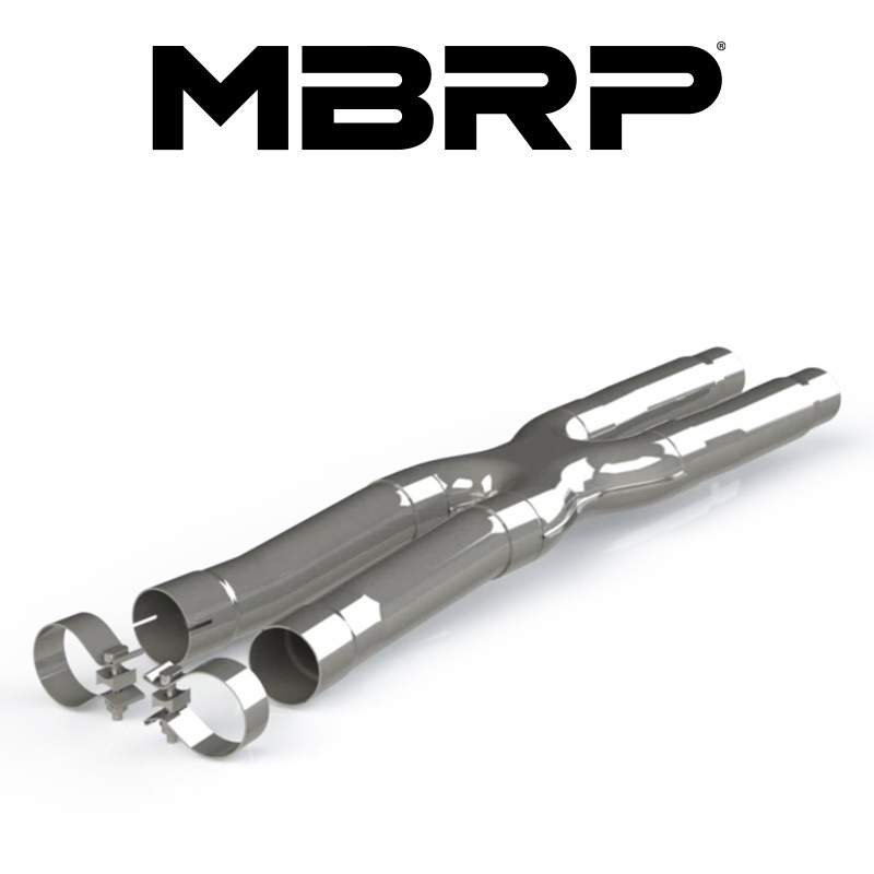 MBRP 2015-2023 フォード マスタングGT 5.0L V8 S550 レゾネーター バイパス パイプ 正規品_画像1