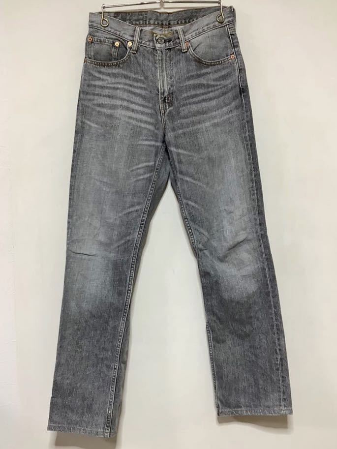 W-1124 Levi's リーバイス 533 ブラックデニムパンツ ブラックジーンズ W29 ジーパン 色落ち_画像1