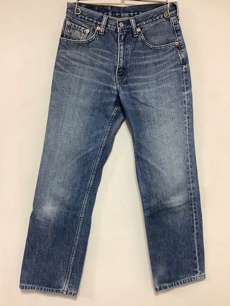 V-1106 Levi's リーバイス 533 デニムパンツ W29 ユーズド加工 ジーンズ ジーパン_画像1