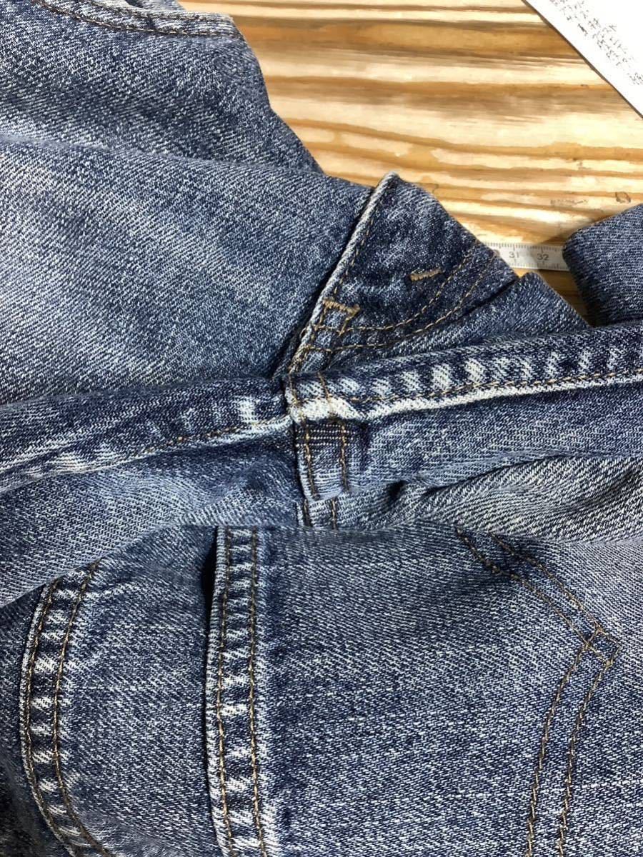 V-1106 Levi's リーバイス 533 デニムパンツ W29 ユーズド加工 ジーンズ ジーパン_画像8