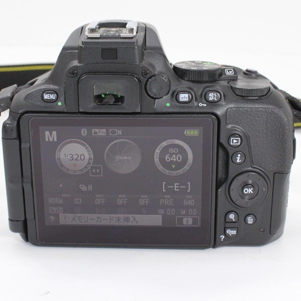 Nikon D5600 ボディ デジタル一眼レフカメラ / AF-P DX NIKKOR 18-55mm F3.5-5.6G VR レンズ_画像5