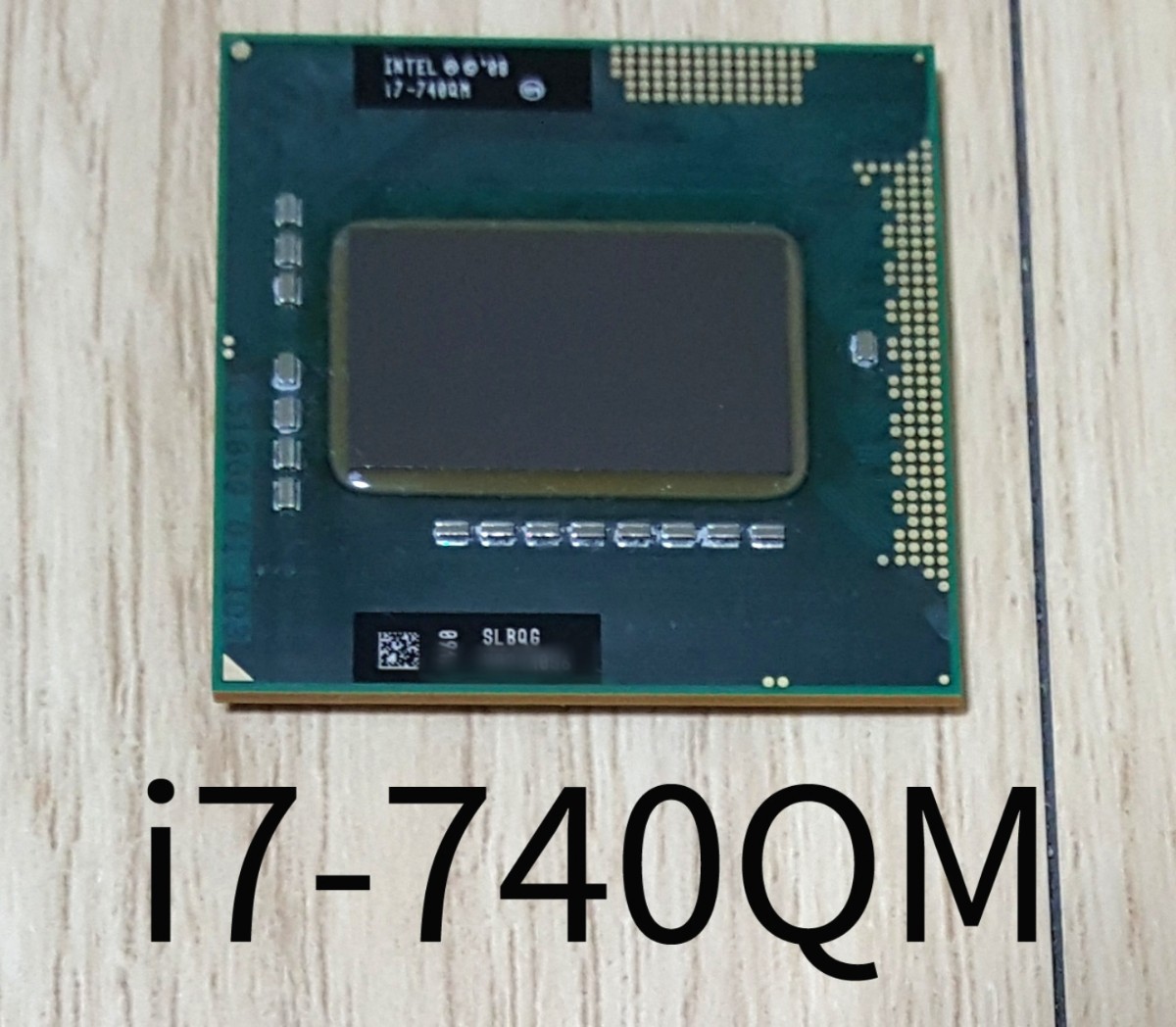 ■動作確認済み 保証有り■ Core i7-740QM(SLBQG) 1.70-2.90GHz 4コア8スレッド Socket G1 PGA988A ノートパソコン用 送料無料♪_画像1