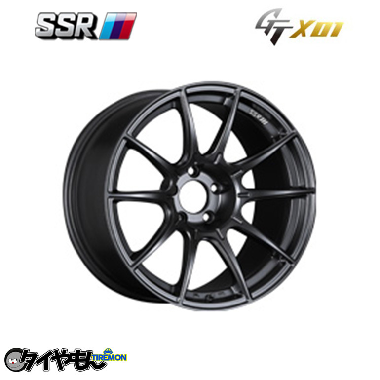 SSR GTX01 19インチ 5H120 9.5J +38 2本セット ホイール フラットブラック BMW 3シリーズ F30 E90_画像1