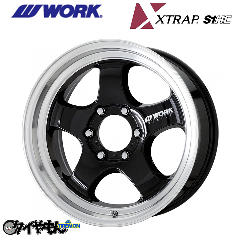 Рабочая экстрап S1HC 18 -дюймовый 6H139,7 8J +35 4pcs Set Wheel Black Diamond Cut Rim Работа xtrap hiac