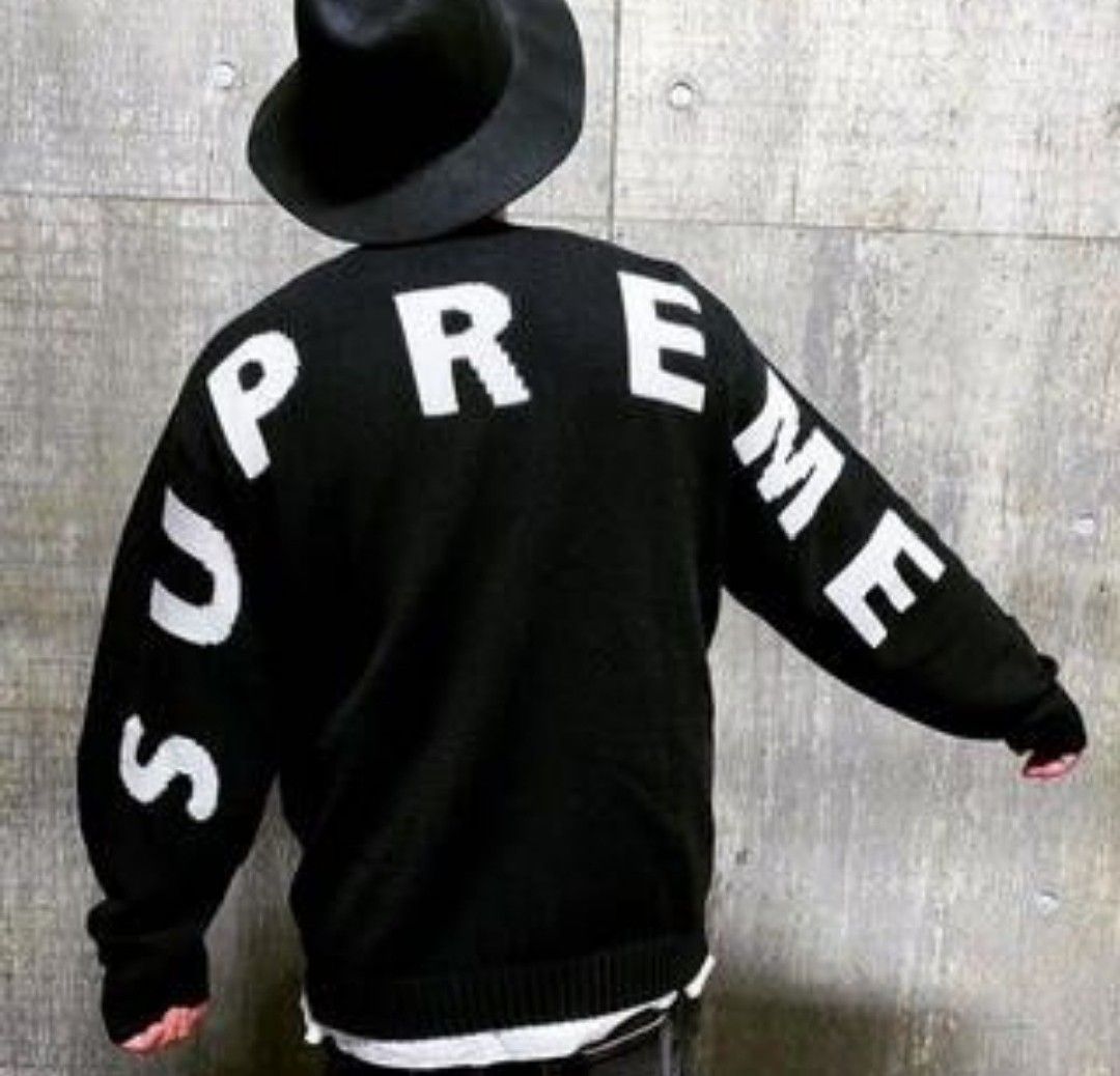 本日限定価格】supreme back logo sweaterシュプリームバック 本日限定価格】supreme back logo sweaterシュプリームバック